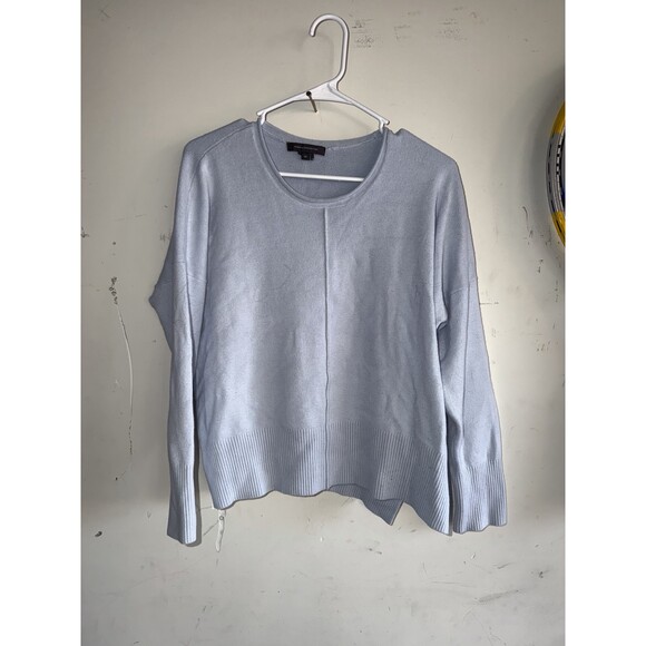 French Connection Sweaters - French Connection Medium Baby Blue Sweater Pullover Crew Neck Long Sleeve Knit